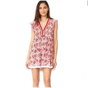 POUPETTE ST BARTH Sasha Mini Dress Poppy Floral Print XS